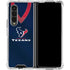 NFL Houston Texans Team Jersey Galaxy Z Fold4 5G Clear Case