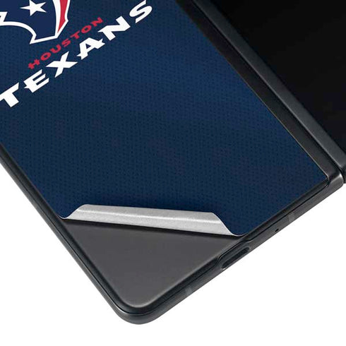 NFL Houston Texans Team Jersey Galaxy Z Fold4 5G Skin