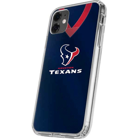 NFL Houston Texans Team Jersey iPhone 11 Clear Case