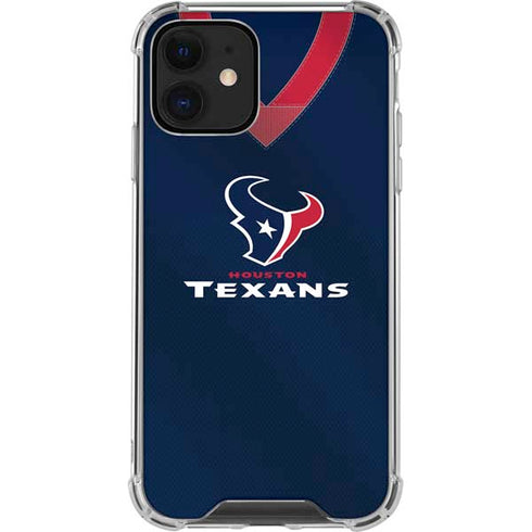 NFL Houston Texans Team Jersey iPhone 12 Mini Clear Case