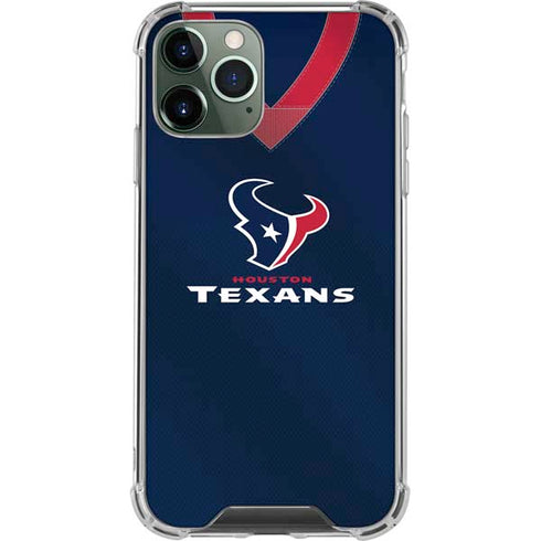 NFL Houston Texans Team Jersey iPhone 12 Pro Clear Case