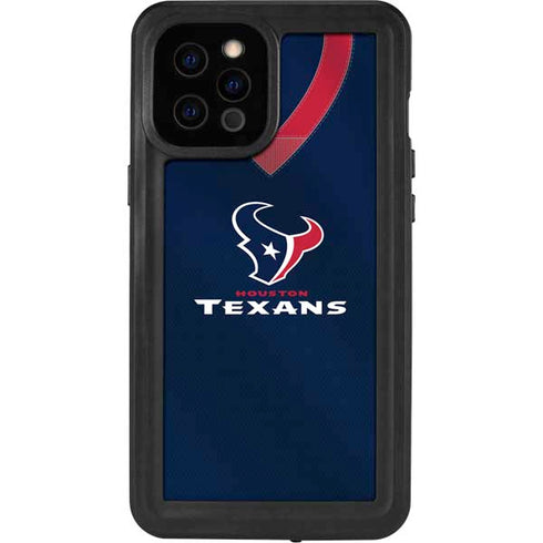 NFL Houston Texans Team Jersey iPhone 12 Pro Max Waterproof Case