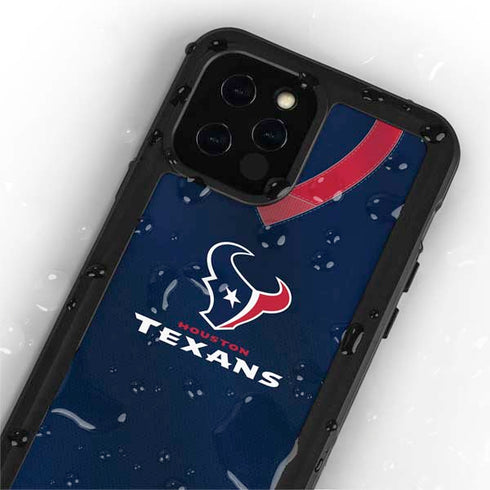 NFL Houston Texans Team Jersey iPhone 12 Pro Waterproof Case