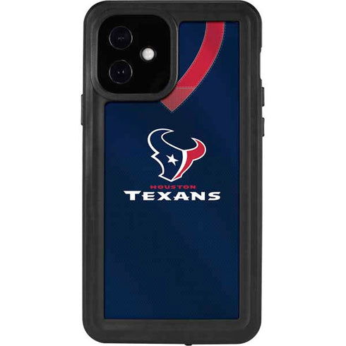 NFL Houston Texans Team Jersey iPhone 12 Waterproof Case