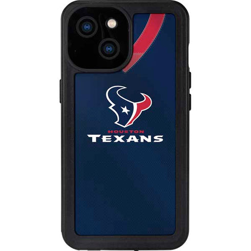 NFL Houston Texans Team Jersey iPhone 13 Mini Waterproof Case