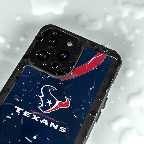 NFL Houston Texans Team Jersey iPhone 14 Pro Max Waterproof Case