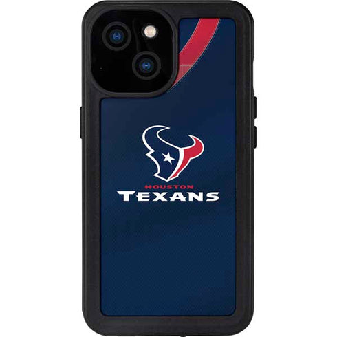 NFL Houston Texans Team Jersey iPhone 15 Waterproof Case