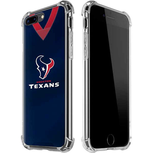 NFL Houston Texans Team Jersey iPhone 7/8 Plus Clear Case