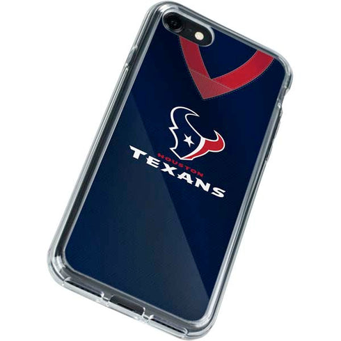 NFL Houston Texans Team Jersey iPhone SE (2nd & 3rd Gen) Clear Case