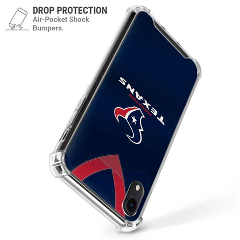 NFL Houston Texans Team Jersey iPhone XR Clear Case