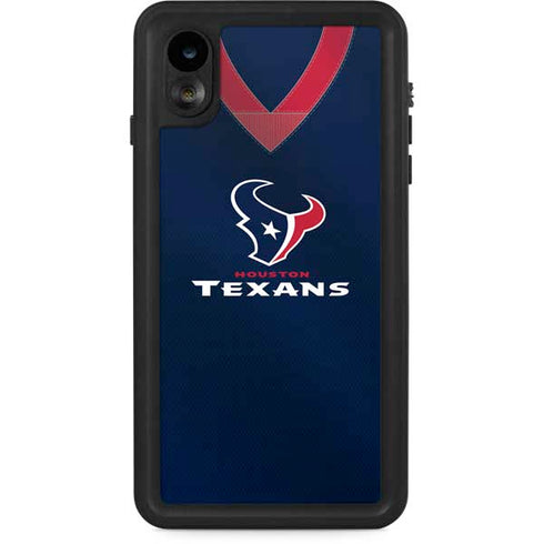 NFL Houston Texans Team Jersey iPhone XR Waterproof Case