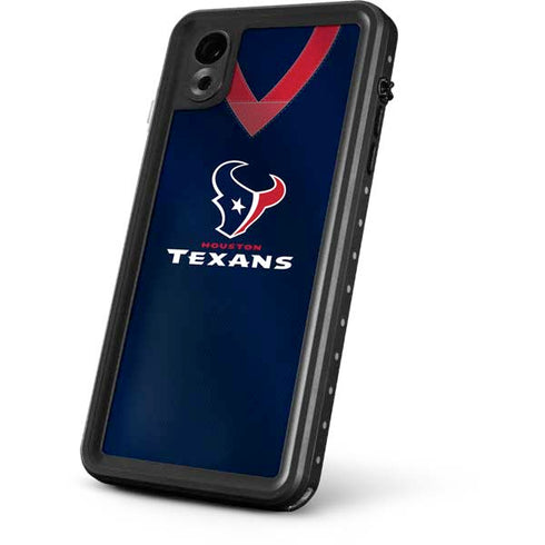 NFL Houston Texans Team Jersey iPhone XR Waterproof Case