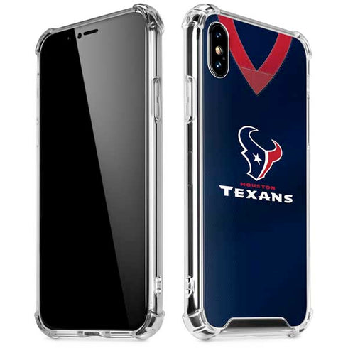 NFL Houston Texans Team Jersey iPhone XS Max Clear Case