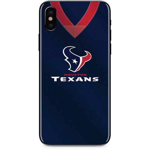 NFL Houston Texans Team Jersey iPhone XS Skin