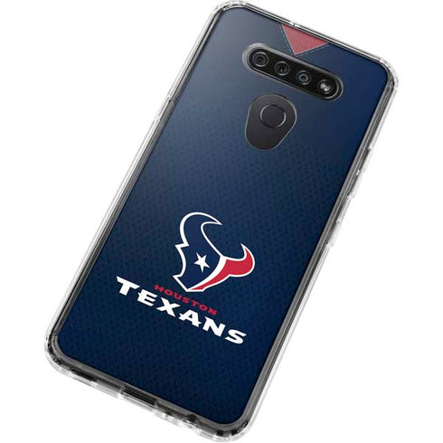 NFL Houston Texans Team Jersey LG K51/Q51 Clear Case