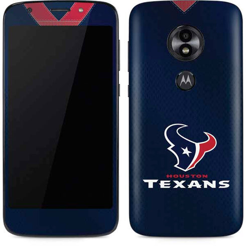 NFL Houston Texans Team Jersey Moto E5 Play Skin