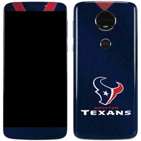 NFL Houston Texans Team Jersey Moto E5 Plus Skin