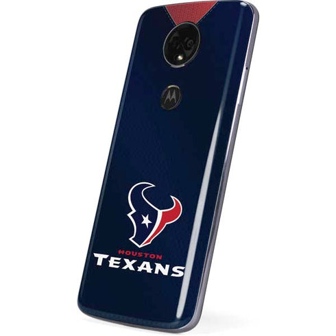 NFL Houston Texans Team Jersey Moto E5 Plus Skin