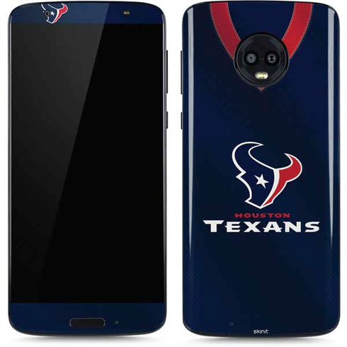 NFL Houston Texans Team Jersey Moto G6 Skin