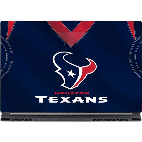 NFL Houston Texans Team Jersey MSI GS65 Stealth Laptop Skin