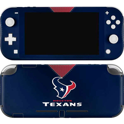 NFL Houston Texans Team Jersey Nintendo Switch Lite Skin