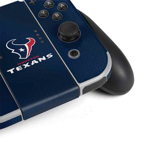 NFL Houston Texans Team Jersey Nintendo Switch OLED (2021) Skin
