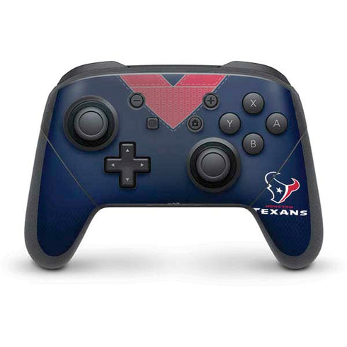 NFL Houston Texans Team Jersey Nintendo Switch Pro Controller Skin