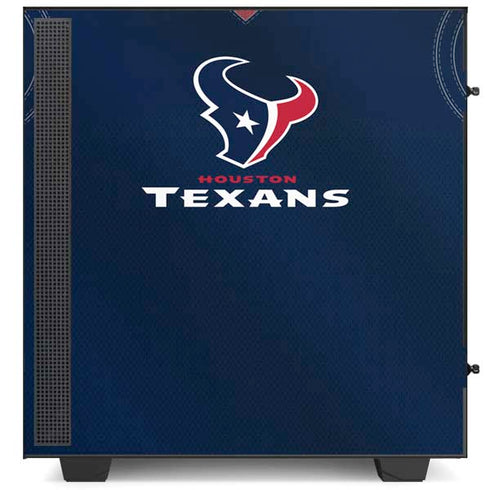 NFL Houston Texans Team Jersey NZXT H510 Compact ATX Mid-Tower Case Skin