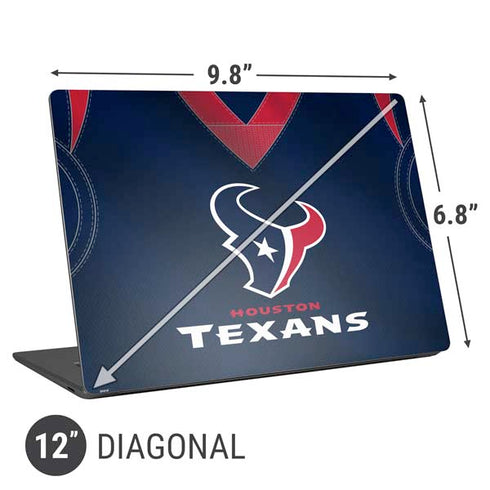 NFL Houston Texans Team Jersey Universal Laptop 12in (9.8 x 6.8in) Skin