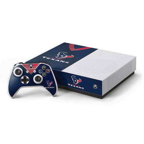 NFL Houston Texans Team Jersey Xbox One S All-Digital Edition Bundle Skin