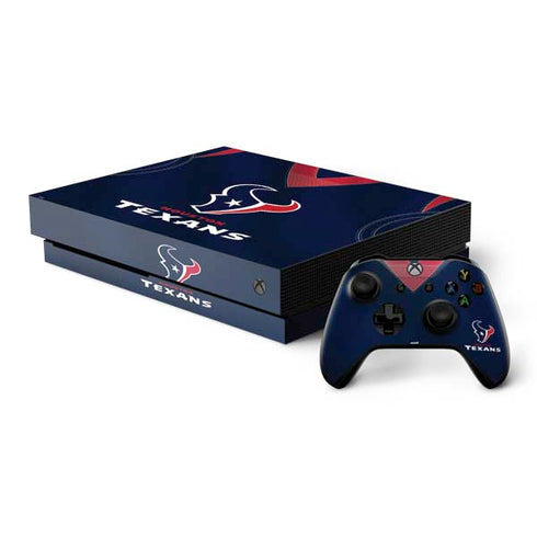 NFL Houston Texans Team Jersey Xbox One X Bundle Skin