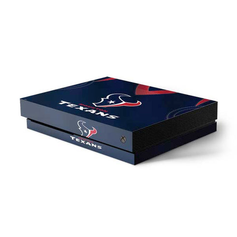 NFL Houston Texans Team Jersey Xbox One X Console Skin