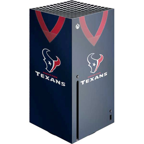 NFL Houston Texans Team Jersey Xbox Series X Console Skin