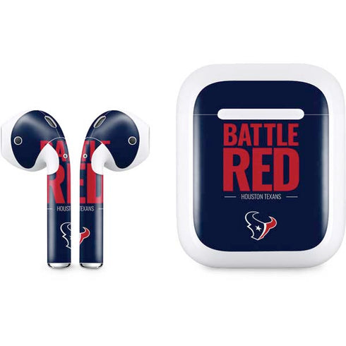 NFL Houston Texans Team Motto Apple AirPods Skin