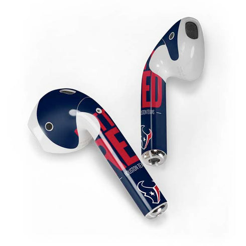 NFL Houston Texans Team Motto Apple AirPods Skin