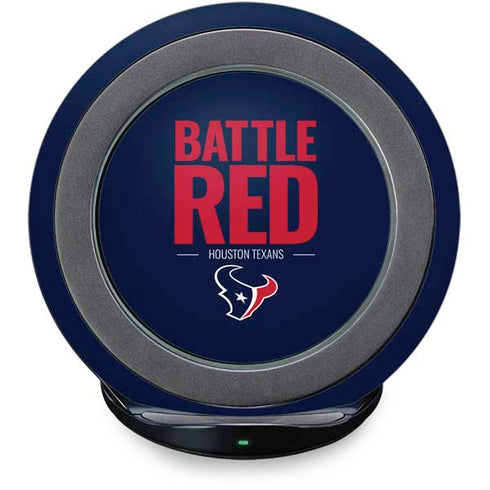 NFL Houston Texans Team Motto Fast Charge Wireless Charging Stand Skin