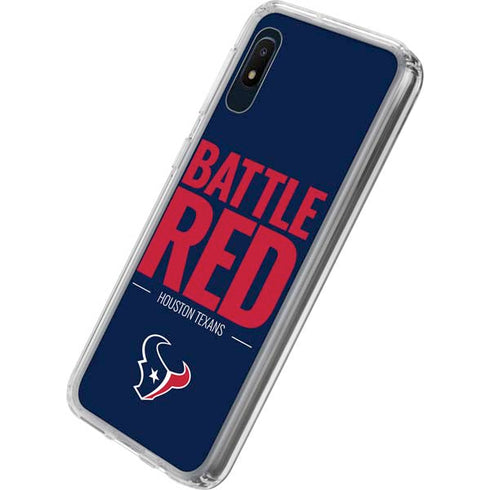 NFL Houston Texans Team Motto Galaxy A10e Clear Case