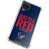 NFL Houston Texans Team Motto Galaxy A12 Clear Case