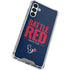 NFL Houston Texans Team Motto Galaxy A13 5G Clear Case