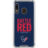 NFL Houston Texans Team Motto Galaxy A30 Clear Case