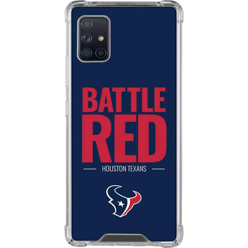 NFL Houston Texans Team Motto Galaxy A51 5G Clear Case