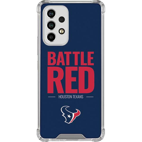 NFL Houston Texans Team Motto Galaxy A53 5G Clear Case
