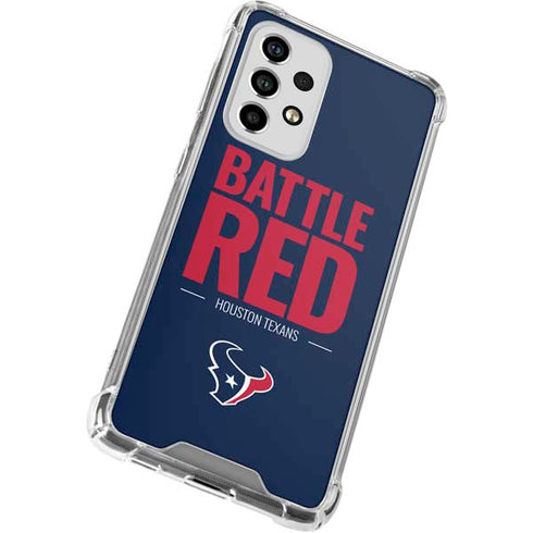 NFL Houston Texans Team Motto Galaxy A53 5G Clear Case