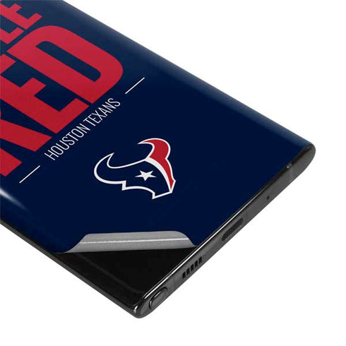 NFL Houston Texans Team Motto Galaxy Note 10 Skin