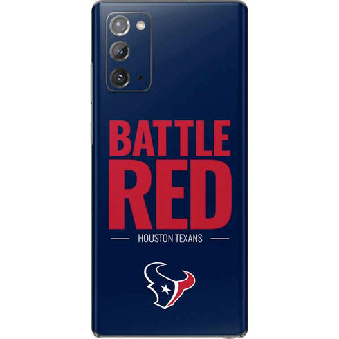 NFL Houston Texans Team Motto Galaxy Note20 5G Skin
