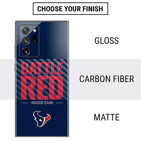 NFL Houston Texans Team Motto Galaxy Note20 Ultra 5G Skin
