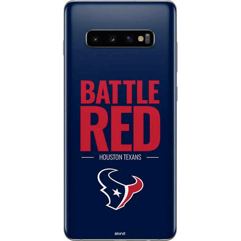 NFL Houston Texans Team Motto Galaxy S10 Plus Skin