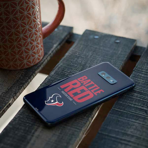 NFL Houston Texans Team Motto Galaxy S10e Skin
