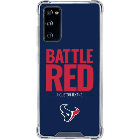 NFL Houston Texans Team Motto Galaxy S20 FE Clear Case