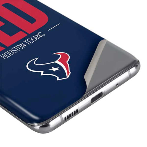 NFL Houston Texans Team Motto Galaxy S20 Plus Skin
